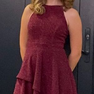 Homecoming dress.  Small (14-16 girls or small womens).  Burgundy